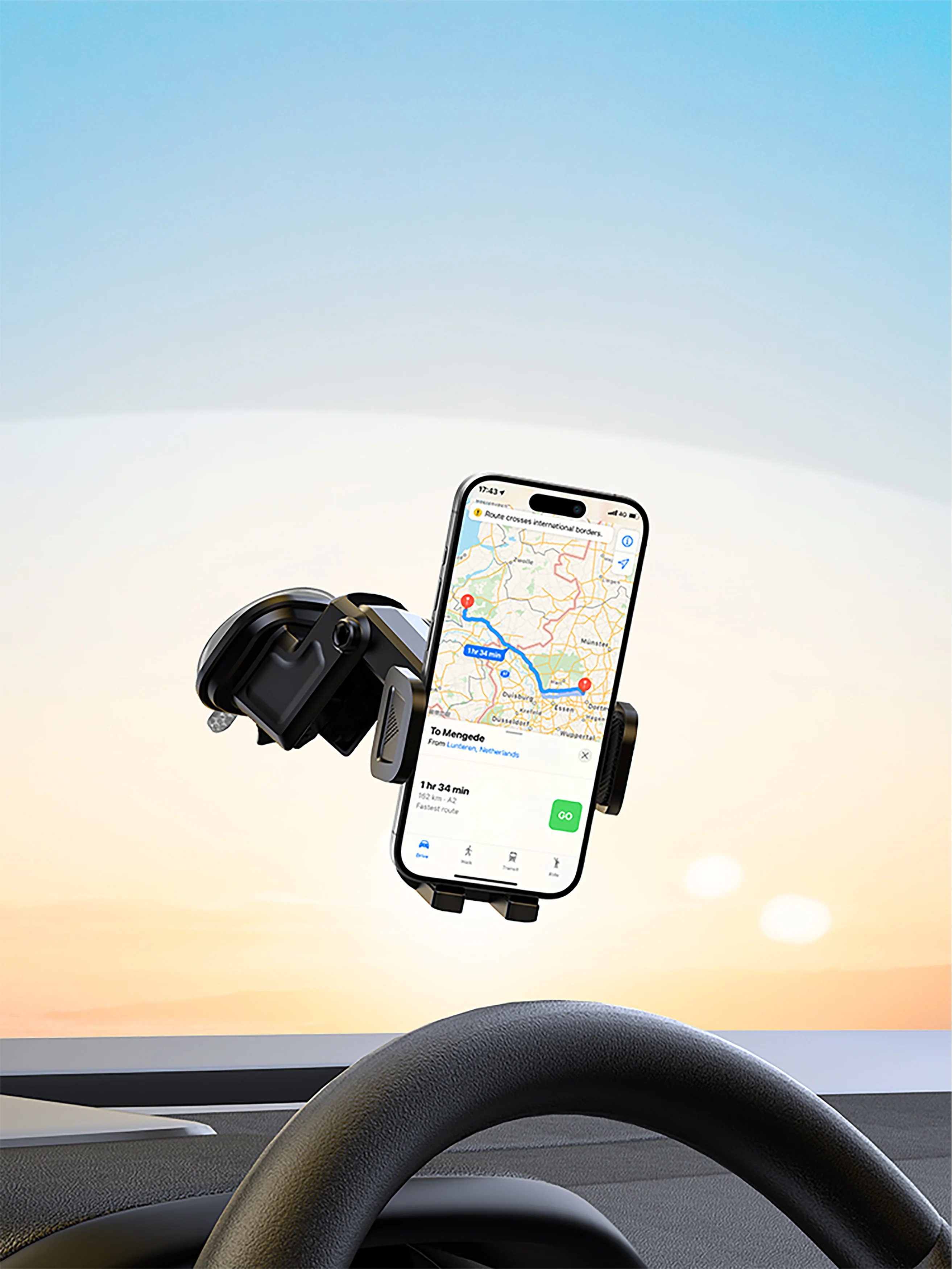 90 Percent Motogrip Secure90 Universal Car Dashboard Phone Mount Black - Image 3