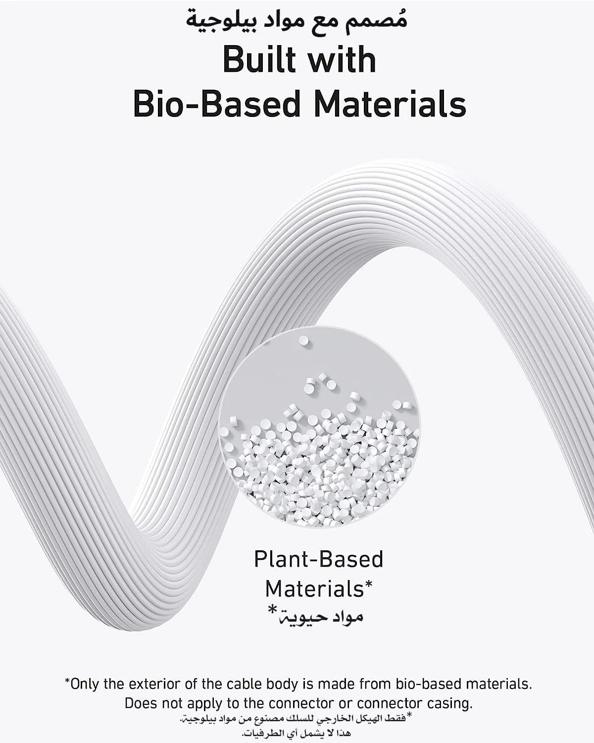 Anker Bio Based And Durable 542 USB-C to Lightning Cable 6ft | White - Image 6