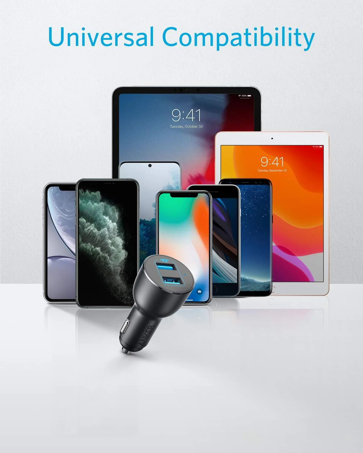 Anker PowerDrive III Alloy 36W Car Charger With 2 USB-A Ports - Image 5