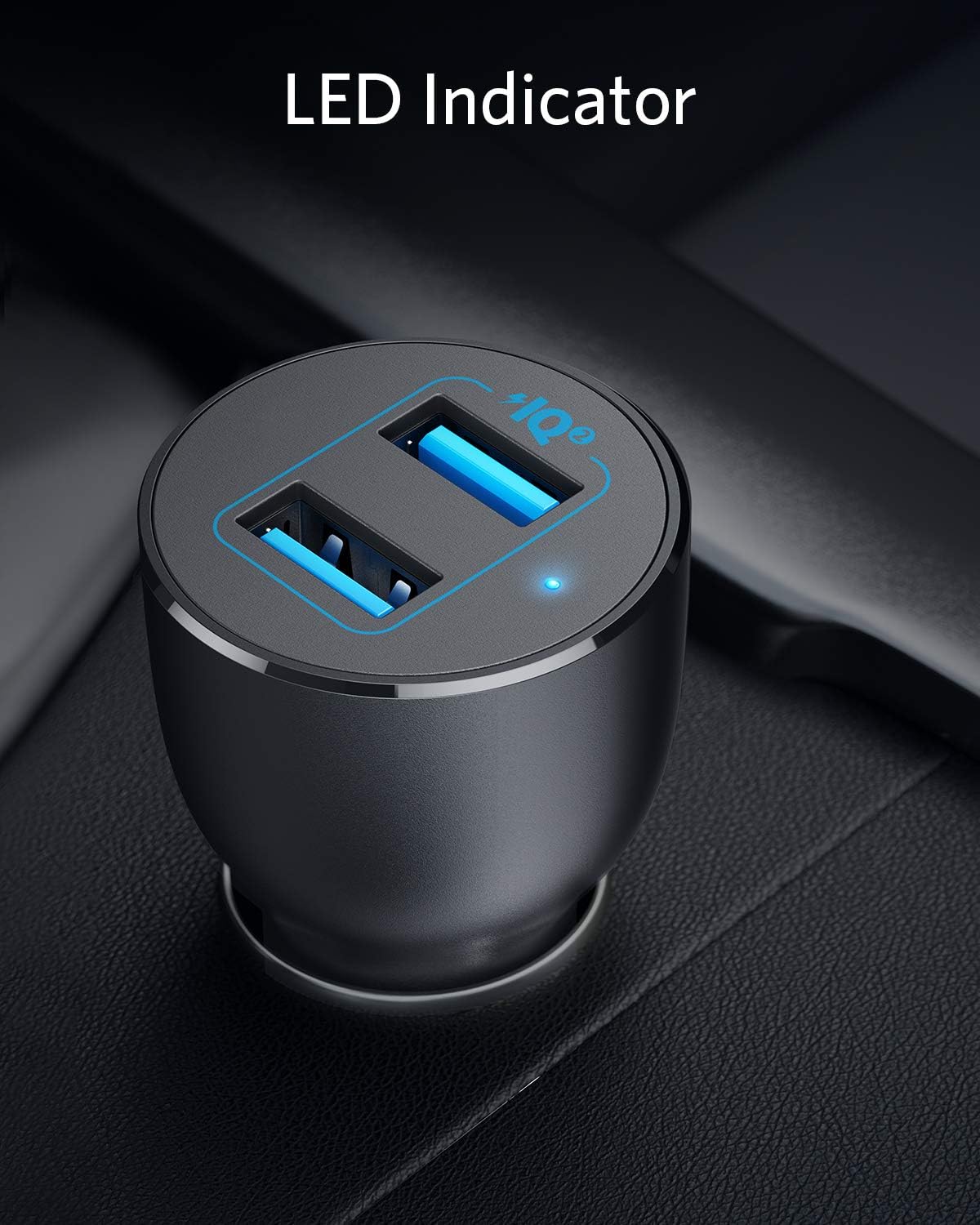 Anker PowerDrive III Alloy 36W Car Charger With 2 USB-A Ports - Image 7