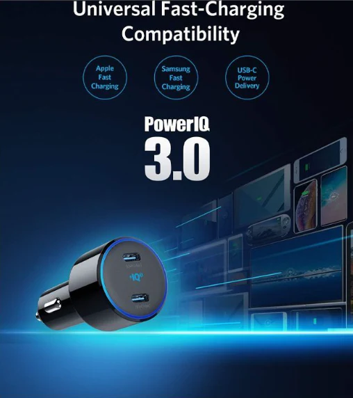 Anker PowerDrive+ III Duo 30W PD + 18W USB-C Fast Car Charger - Image 5