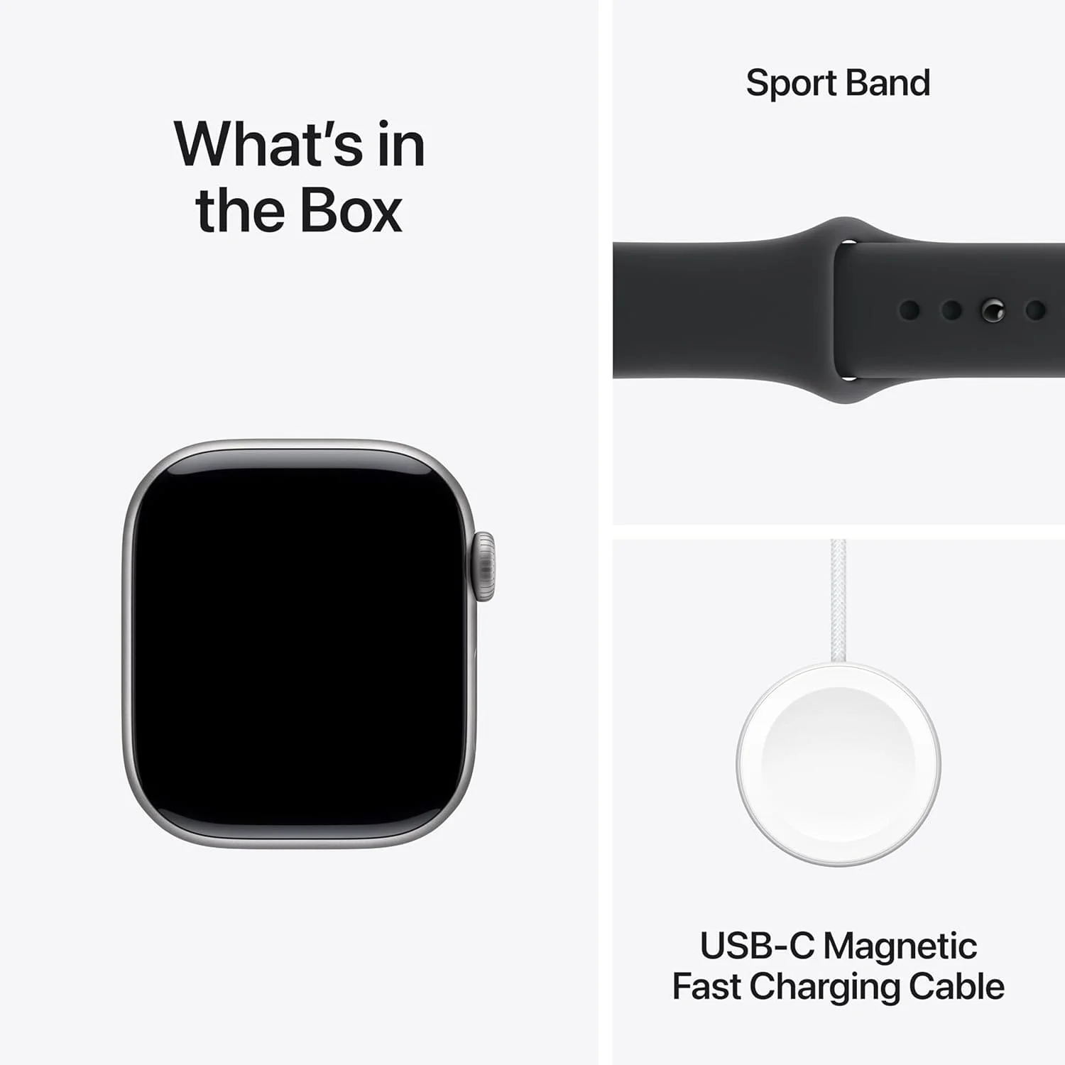 Apple Watch Series 11 GPS + Cellular 46mm Space Grey Aluminium Case with Black Sport Band | M/L - Image 5