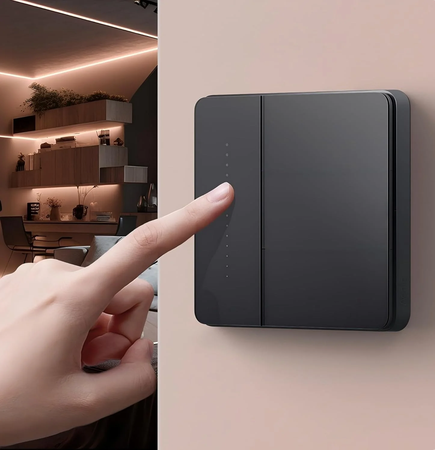 Aqara Smart Wall Switch Z1 Pro Single Rocker | White - Image 3