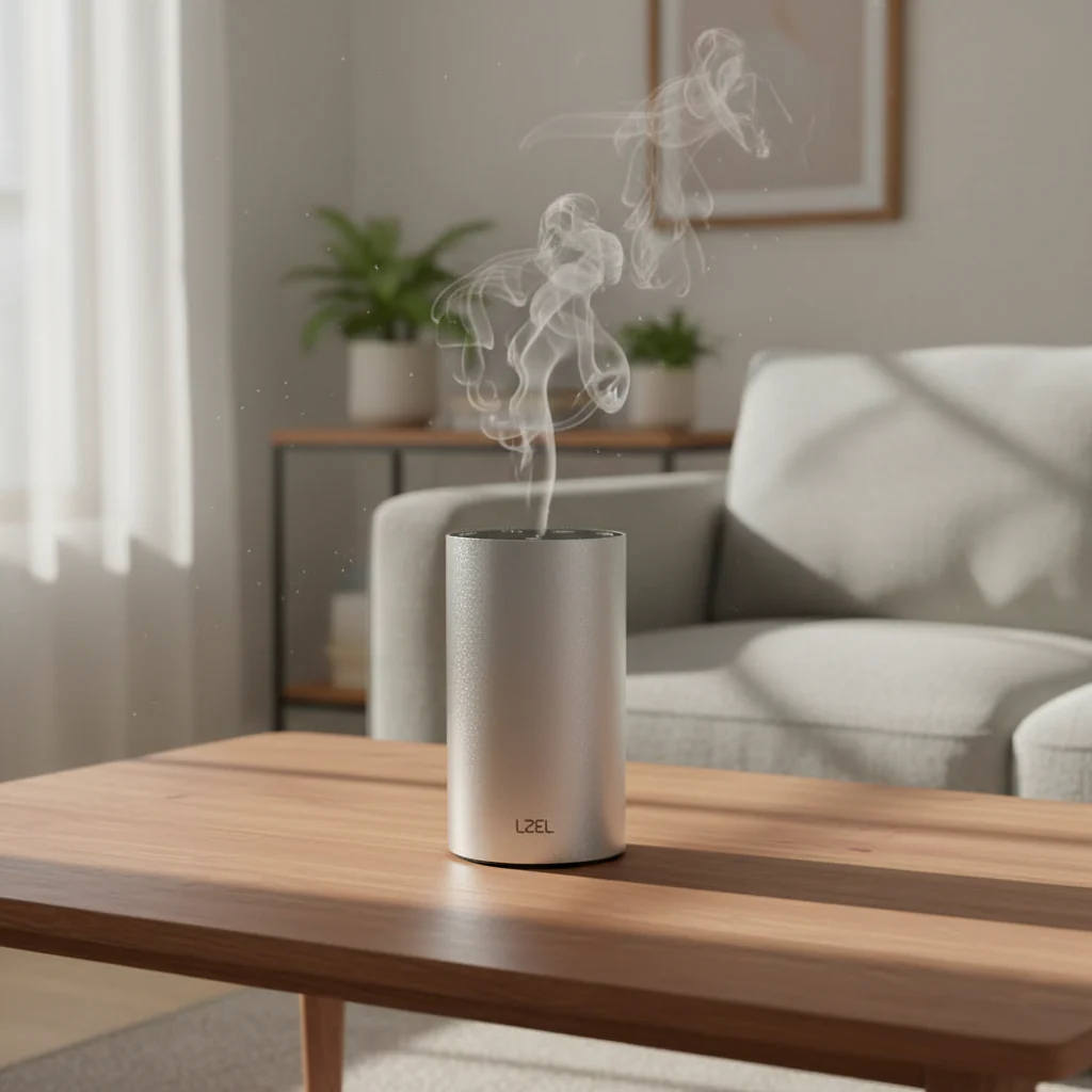 LZEL Aroma Diffuser Aromavista Elite Mini Essential Oil Diffuser Waterless Nebulizer Aroma Diffuser, 2000mah | Silver - Image 4