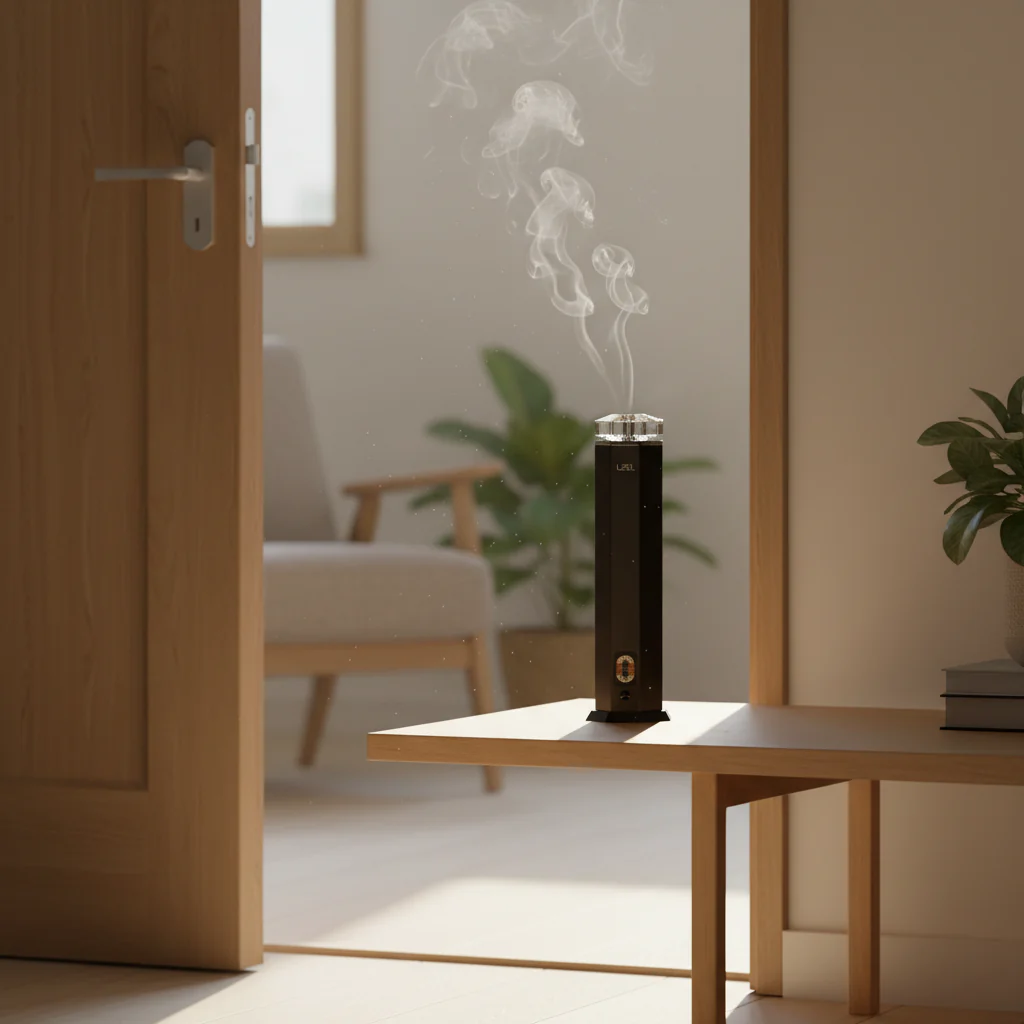 LZEL Aroma Diffuser Aromavista Essence Premium Scent Diffuser Led Display - Cold Air Diffusion Tech - 120 Ml | Black - Image 6