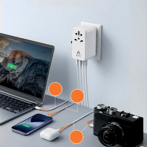 Asli Global 70W GaN PD Universal Fast Charger | White - Image 4