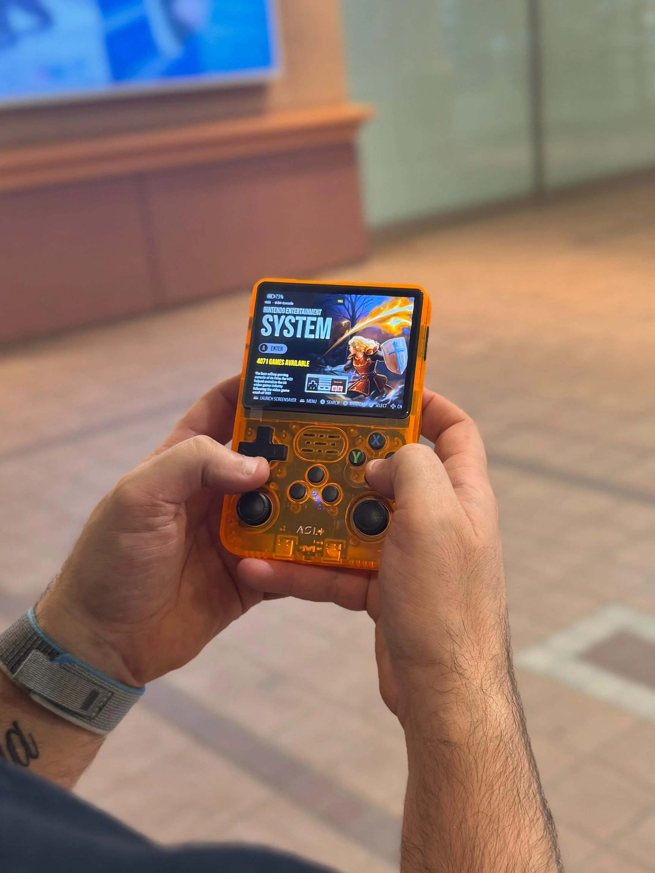 Asli Global Xretro Engine 3.5 Xretro Handheld Game Console With Linux System 128GB | Orange - Image 10