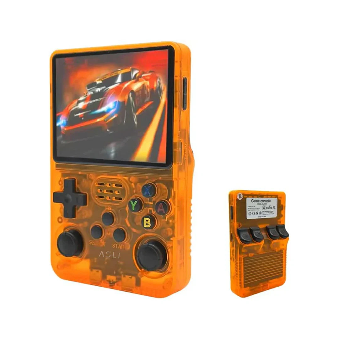 Asli Global Xretro Engine 3.5 Xretro Handheld Game Console With Linux System 128GB | Orange - Image 3