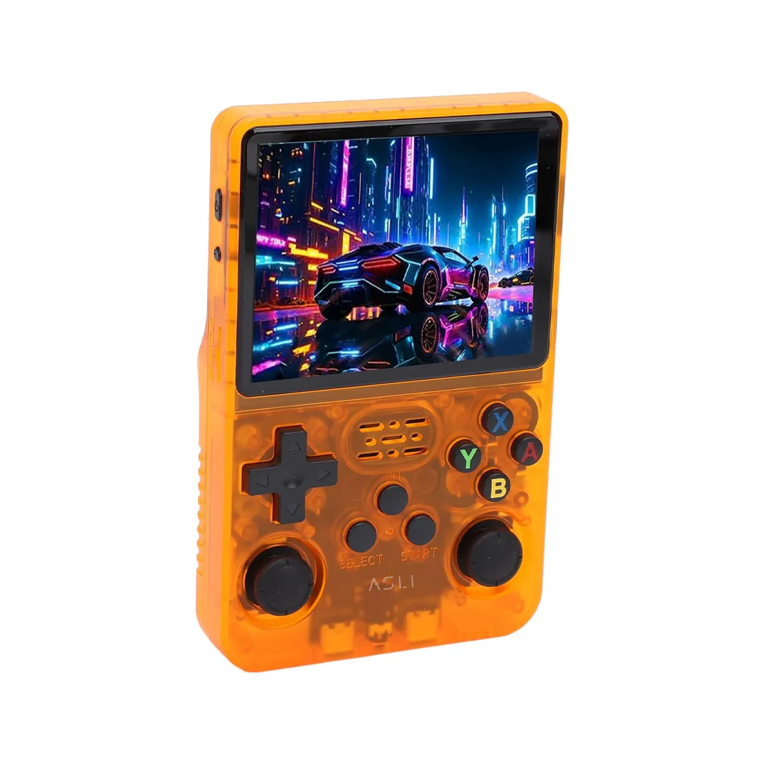 Asli Global Xretro Engine 3.5 Xretro Handheld Game Console With Linux System 128GB | Orange - Image 5