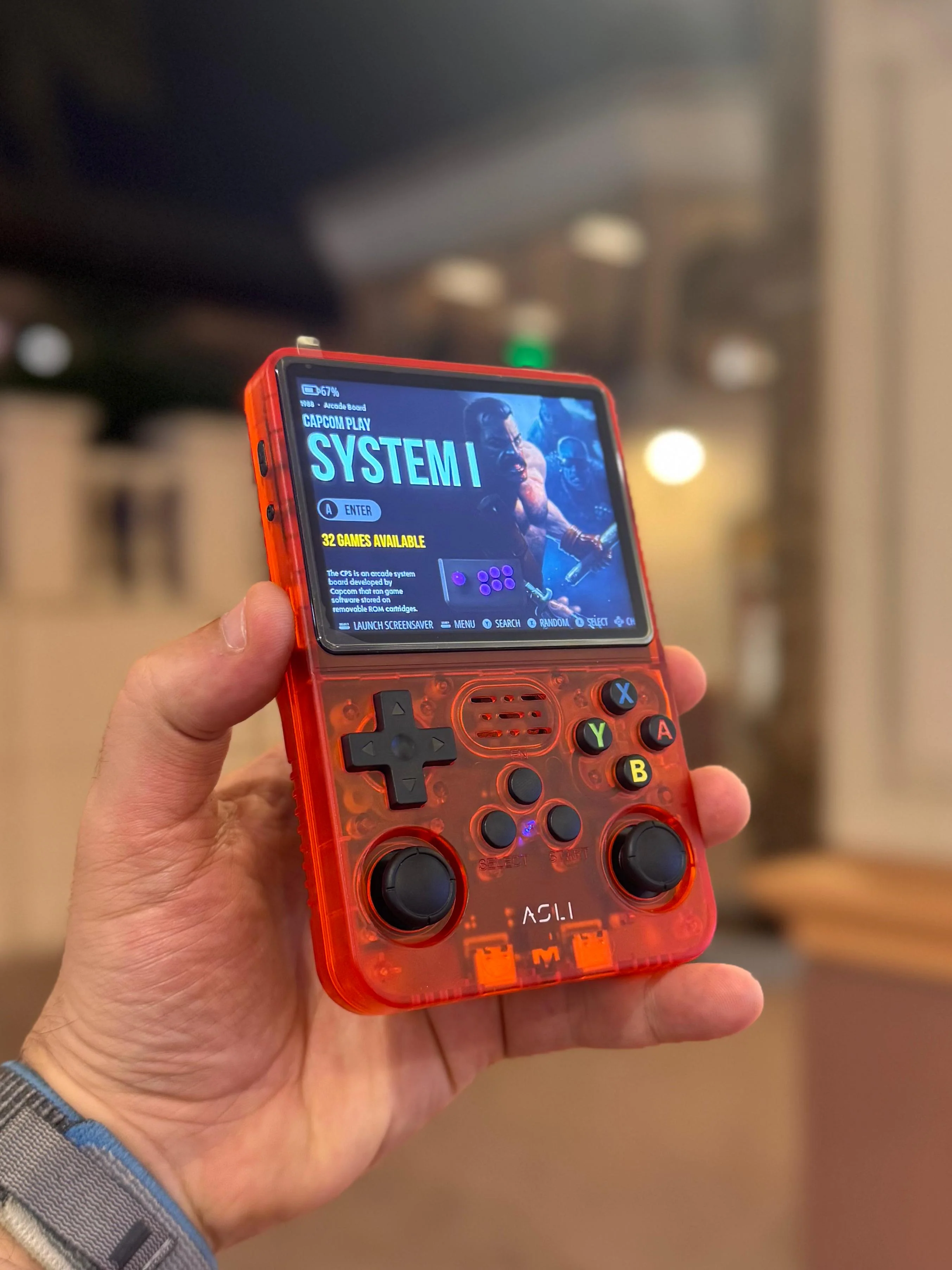 Asli Global Xretro Engine 3.5 Xretro Handheld Game Console With Linux System 128GB | Orange - Image 9