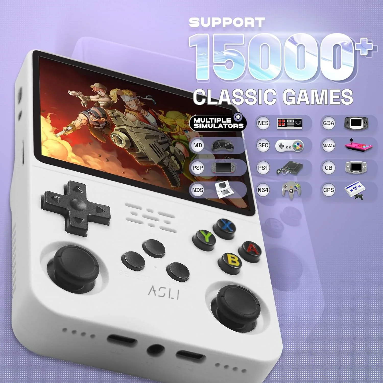 Asli Global Xretro Engine 3.5 Xretro Handheld Game Console With Linux System 128GB | White - Image 4