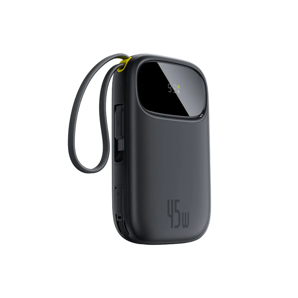 Baseus EnerFill FC31 Qpow3 Digital Display Power Bank with 2 Built-in USB-C Cables 20000mAh 45W | Cosmic Black - Image 3