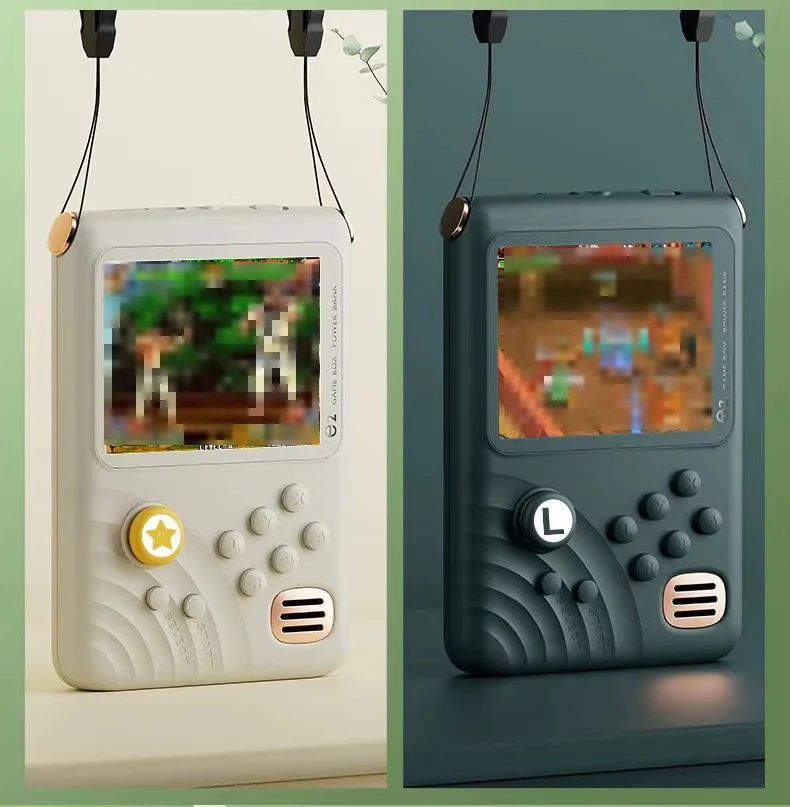 Retro Game Console - 3.5-inch IPS Screen, 6000mAh, 10000 Games | Light Green - Image 9
