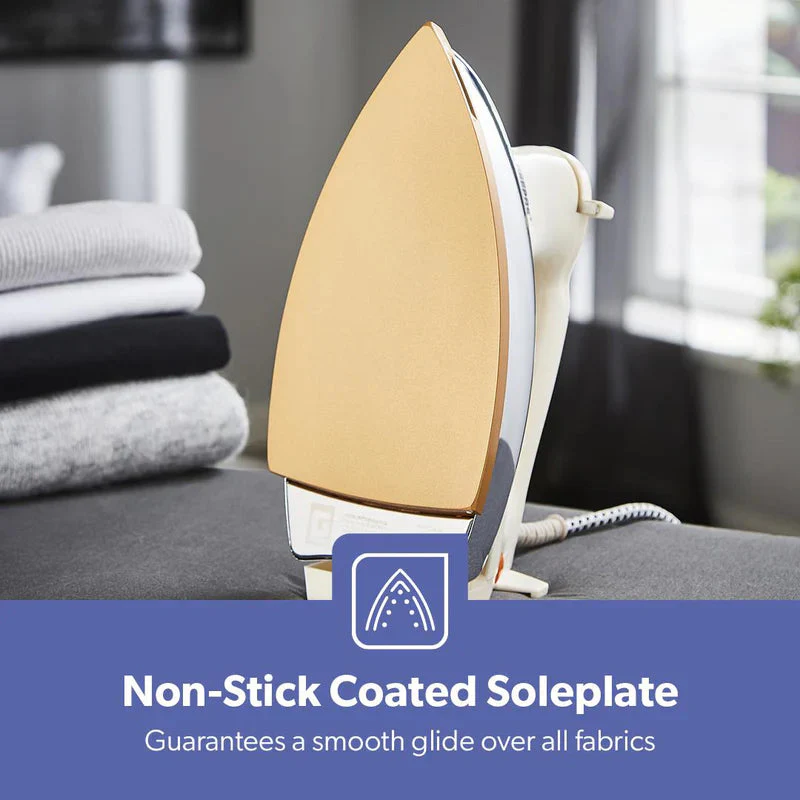 Geepas Automatic Heavy Weight Dry Iron| 1200W|Teflon Coated Soleplate| Adjustable Temperature Control| Overheat Protection| Smooth Glide Design - Image 2