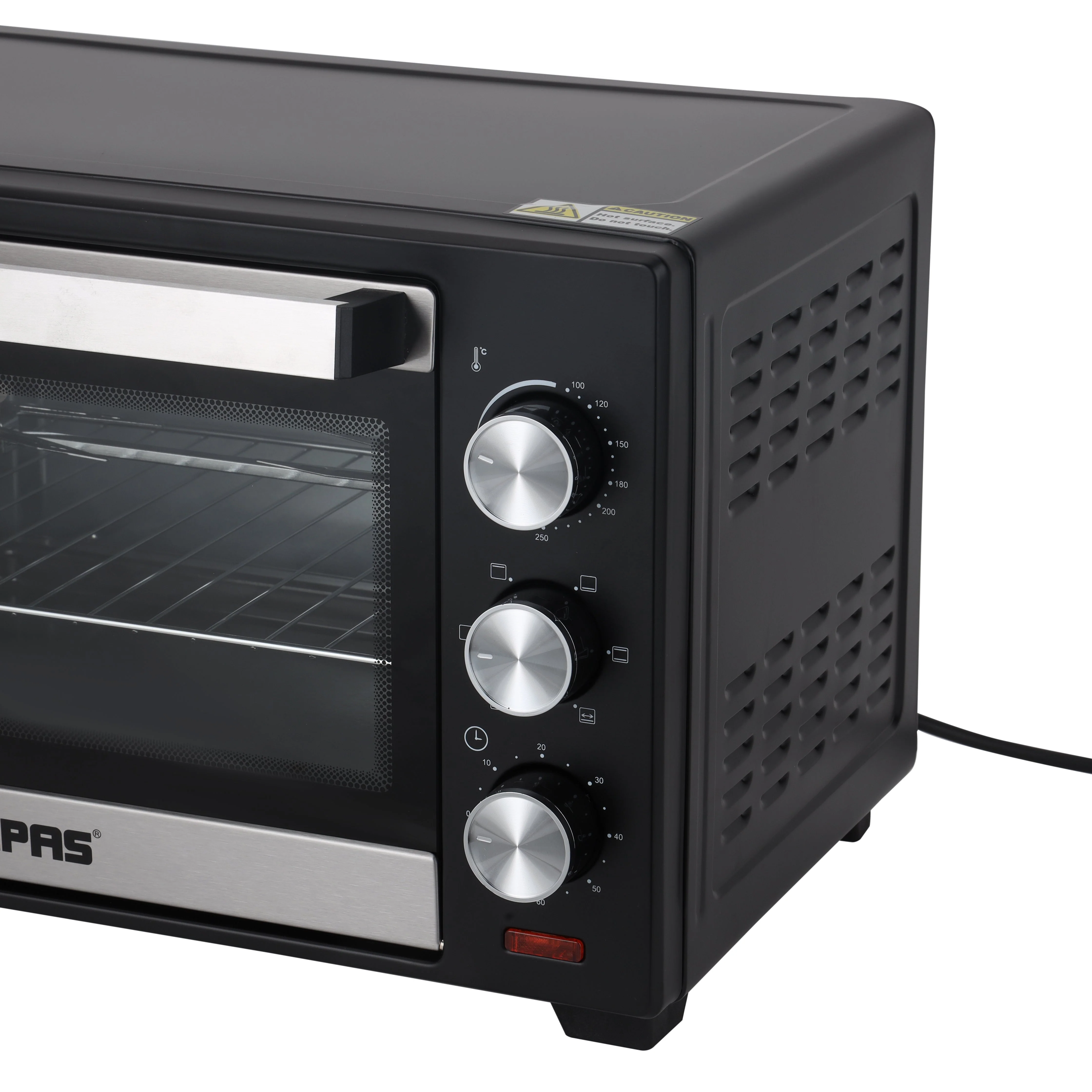 Geepas Electric Oven with Rotisserie | 24L Capacity | 1600W Power | Adjustable Temperature Control | 60-Minute Timer | Perfect for Baking, Grilling, and Roasting - Image 5