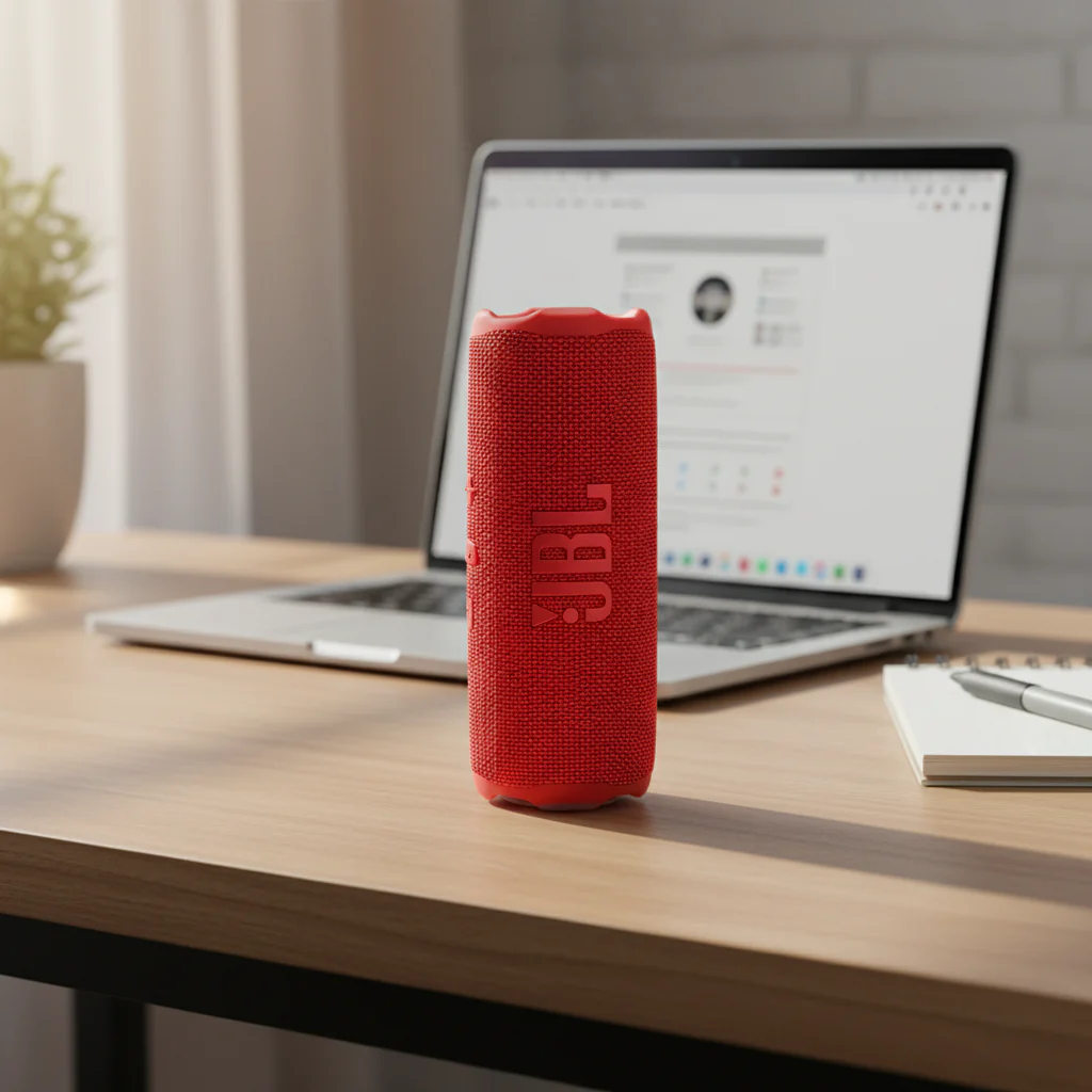 JBL Flip 7 Portable Waterproof and Drop-Proof Speaker | Red - Image 12