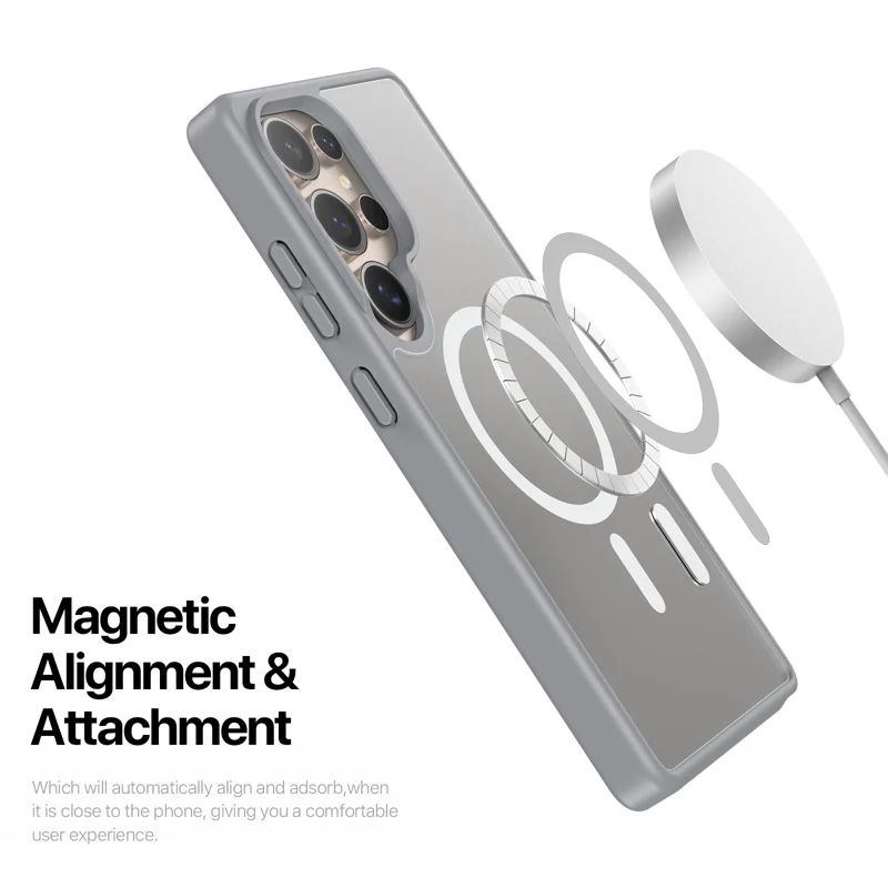Keephone Galaxy S25 Plus Mago Pro Magsnap Magsafe Case | Titanium Gray - Image 3