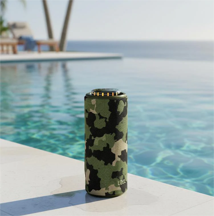 LZEL Aquilasonus Elite Waterproof Portable Bluetooth Speaker With Vibe Lights - Image 6