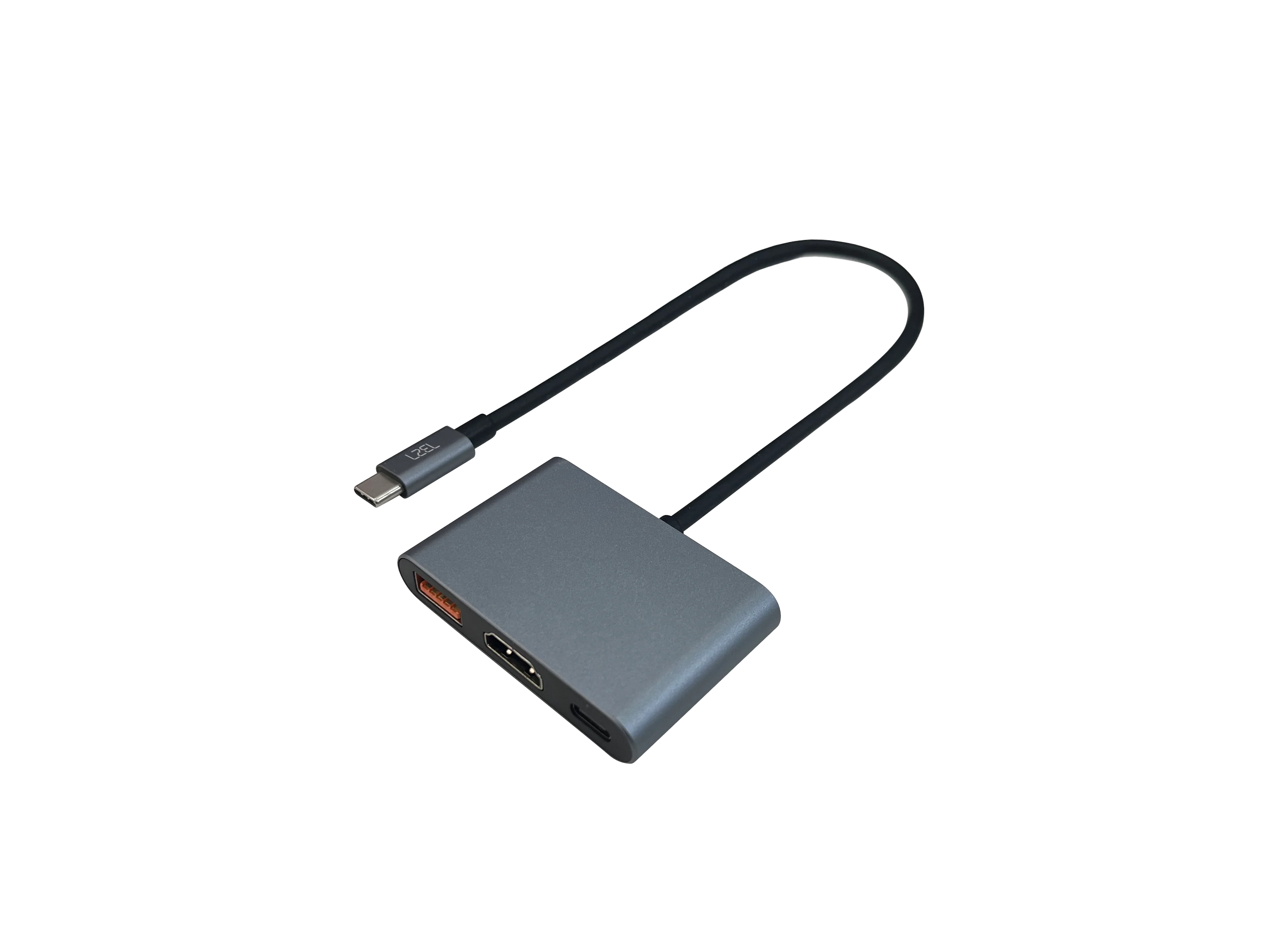 LZEL Hubtrio Nexus 3 In 1 USB-C Hub 100w 4k 10Gbps | Black - Image 2