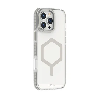 LZEL iPhone 16 Pro MagHexa Defender Clear Case - Image 2