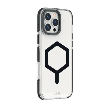 LZEL iPhone 16 Pro Max MagHexa Defender Clear Case - Image 4