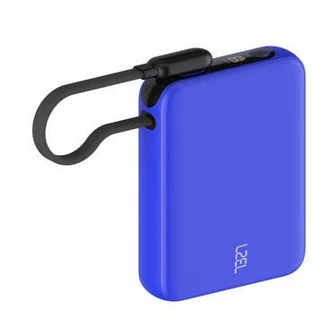 LZEL PrimeBrio 5K Mini PD Power Bank – 5000mAh, 20W, Built-in Type-C Cable - Image 4