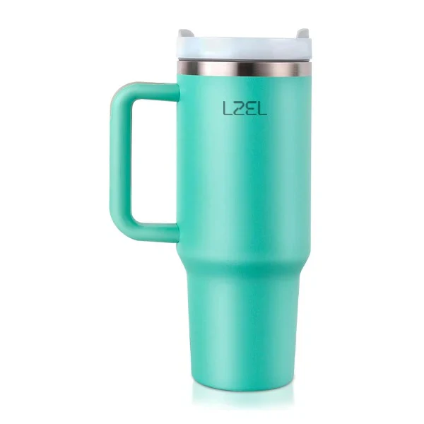 LZEL Tumbler With Handle 1100ML Aqua Pure Vacuum Insulated - Image 7