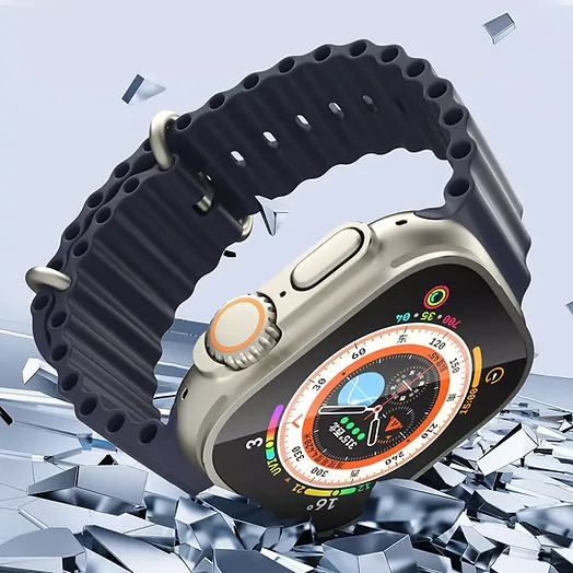 LZEL Zentrix Shield Titanium Edge Screen Protector For 49mm Watch | Black - Image 3