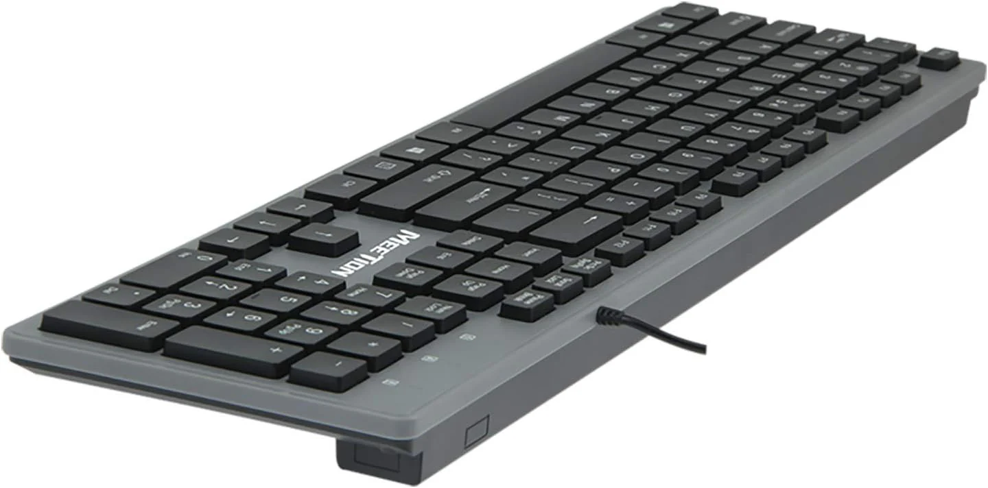Meetion USB Standard Chocolate Keyboard - Image 3