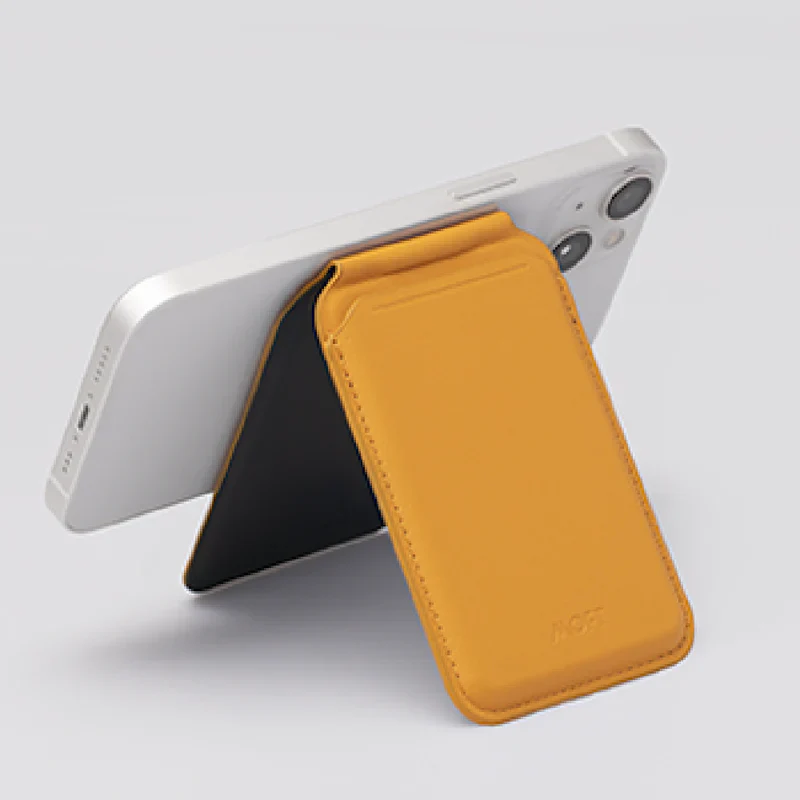 Moft Flash Wallet & Stand - MagSafe Compatible - Yellow - Image 2