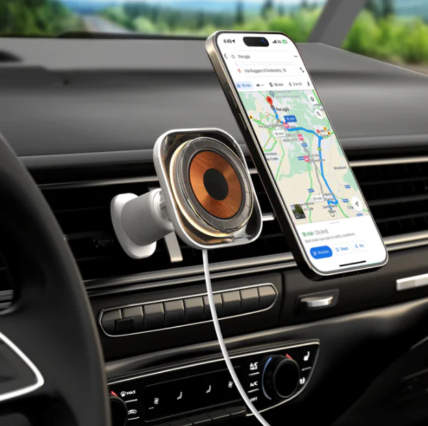 Momax 1-Charge Flow Magnetic Wireless Charging Car Mount - Image 4