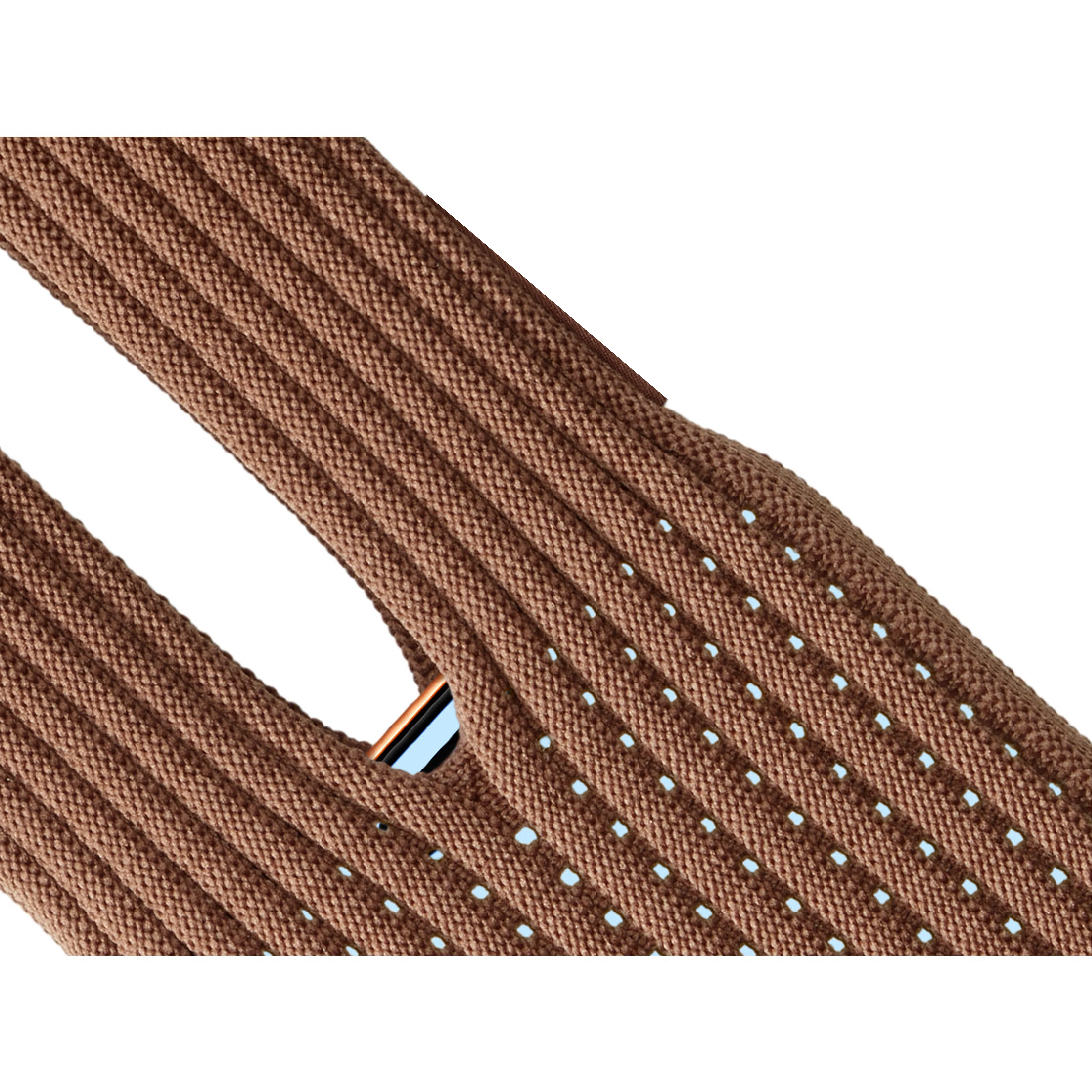 Phone Pocket with Strap – Stretch Knit Wearable iPhone Holder 80 cm | Cinnamon - Image 2