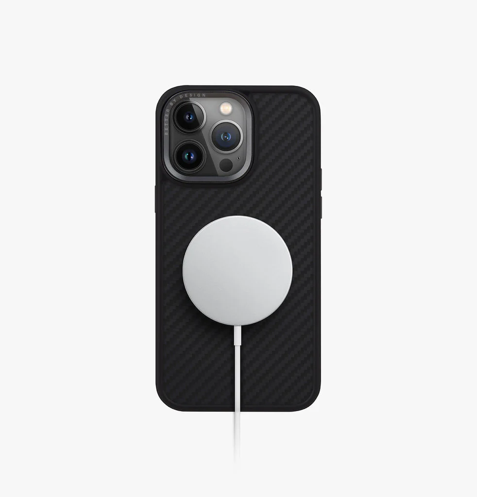 Uniq Keva For iPhone 15 Pro MagSafe Cover | Carbon Black - Image 3