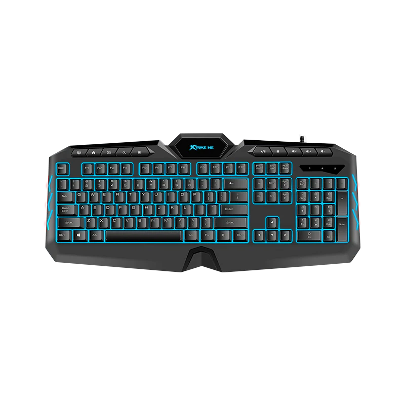 XTRIKE Me 7 Color Backlight Wired Gaming Keyboard - Image 5
